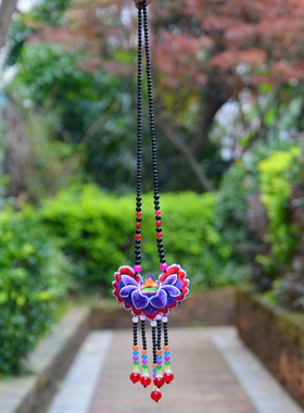 民族典范圆珠链女士项链