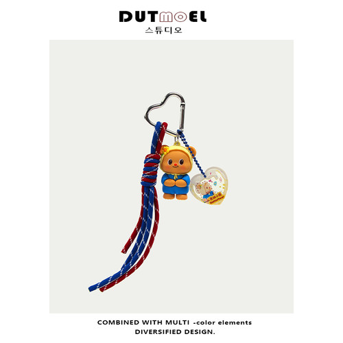 正版hellokitty钥匙扣包包挂件公仔黄油小熊可爱玩偶书包挂饰礼物 - 图3