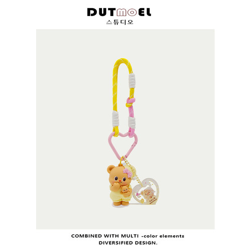 正版hellokitty钥匙扣包包挂件公仔黄油小熊可爱玩偶书包挂饰礼物 - 图1