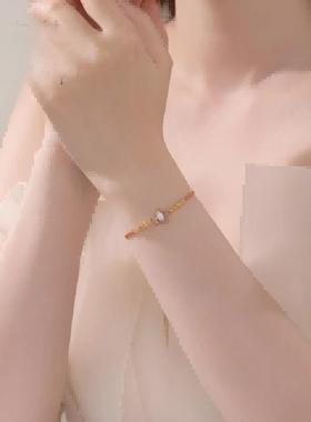 原创设计女款S925银福禄财神手链