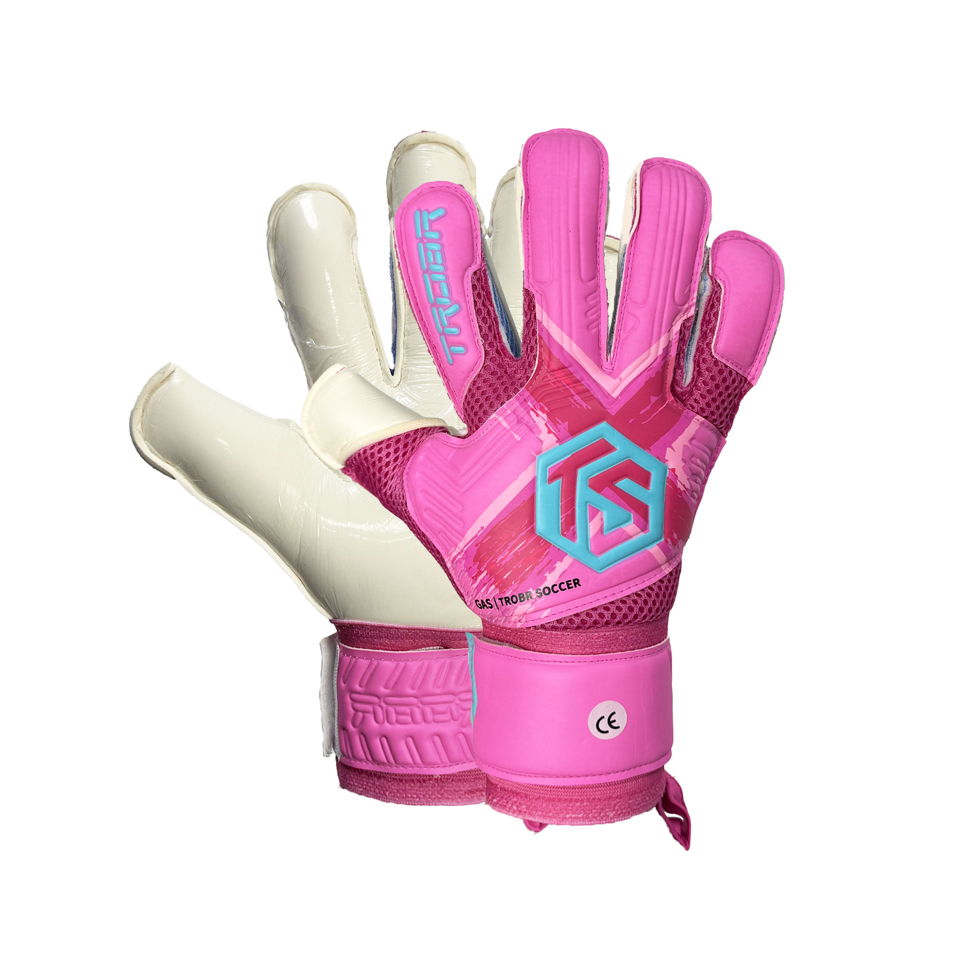 TROBR拓佰新款X系列德国CONTACT天然乳胶混剪专业级守门员手套 - 图0