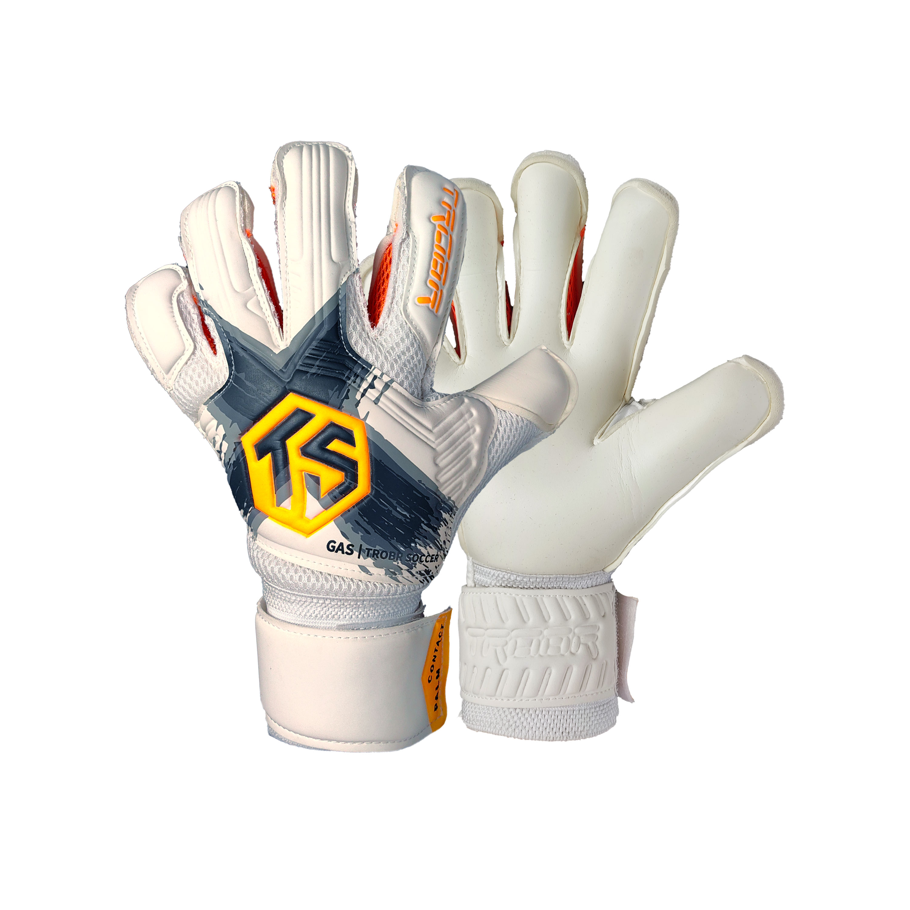 TROBR拓佰新款X系列德国CONTACT天然乳胶混剪专业级守门员手套 - 图1