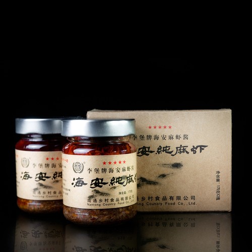 南通海安盐城李堡特产麻虾酱鲜虾酱即食鲜调味酱拌饭酱拌面酱炖蛋 - 图1