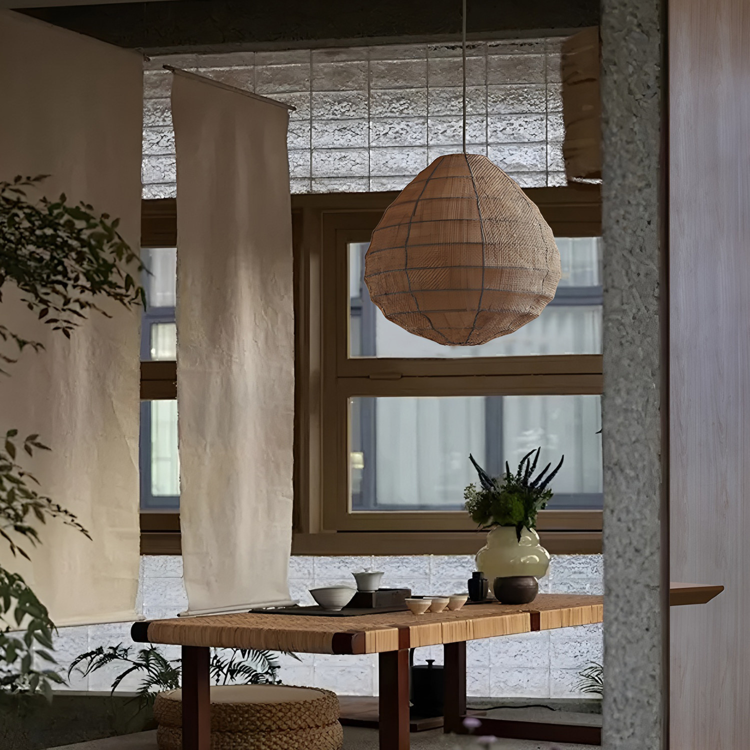 日式侘寂风民宿茶室餐厅火锅店禅意布艺灯笼氛围感灯具定制服装店,淘宝优惠券,粉丝福利购,淘宝优惠卷