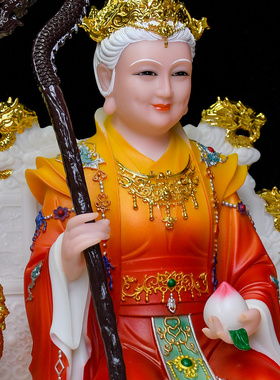 泰山奶奶神像供奉镇宅招财摆件
