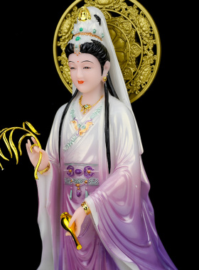 南海观音菩萨佛像家用摆件