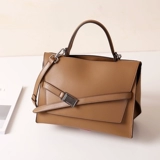 Небольшая дизайнерская вместительная и большая сумка через плечо, сумка на одно плечо, изысканный стиль, из натуральной кожи