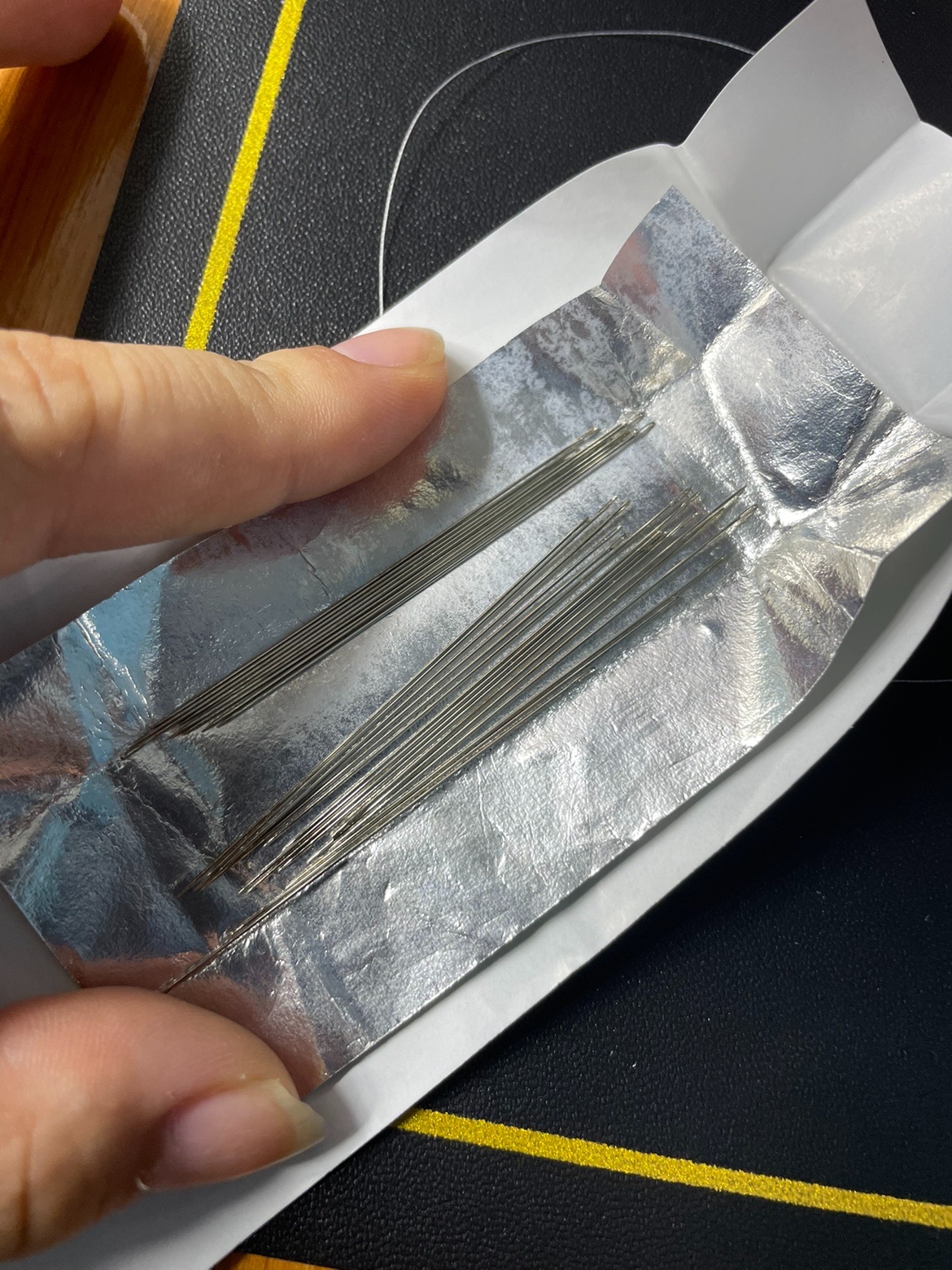 DIY珍珠项链手链穿珍珠针引针加15cm引线 - 图2