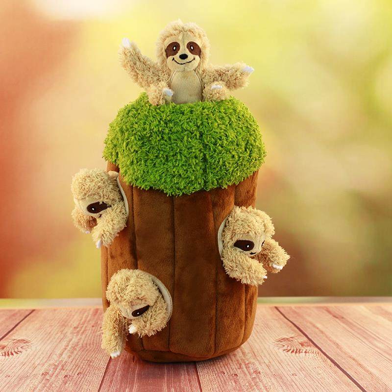 仿真树洞小鸟玩偶会叫松鼠玩偶公仔儿童趣味益智环保教材毛绒玩具,淘宝优惠券,粉丝福利购,淘宝优惠卷