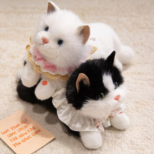 布偶猫玩偶仿真猫咪公仔毛绒玩具会叫可爱宠物小猫布娃娃女生礼物 - 图3