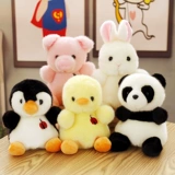 Милая кукла, плюшевая успокаивающая мягкая игрушка, белый кролик, пингвин