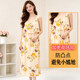 Summer ຜ້າໄຫມຝ້າຍຫວານເຢັນ anti-bump suspender nightgown