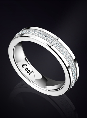 轻奢满天星ins时尚男友情侣戒指