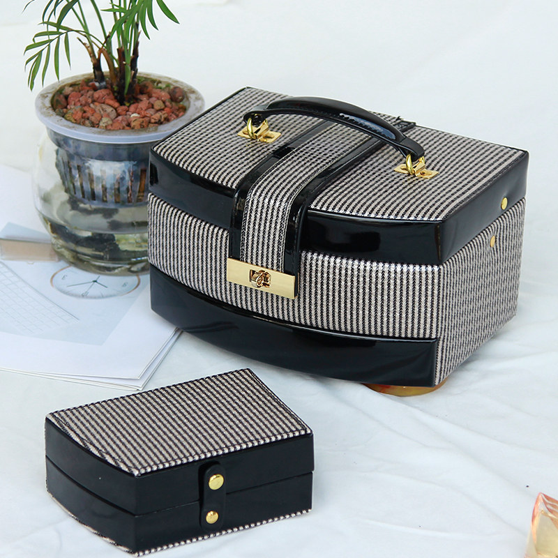 欧式珠宝手饰品盒化妆木质女收纳盒 米拉蒂首饰盒