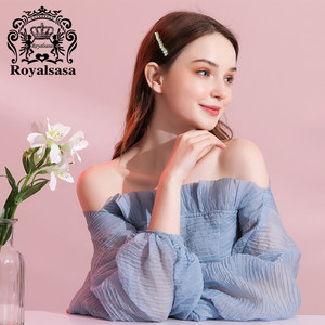 皇家莎莎简约发夹韩国发卡横夹头饰品马尾夹弹簧夹盘发夹发饰顶夹