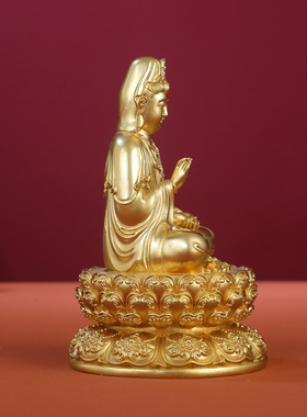 全铜观音迷你随身佛3寸