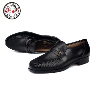 正品日本好多福健康鞋男士保健皮鞋低帮秋冬中老年父亲爸爸休闲鞋 - 图2