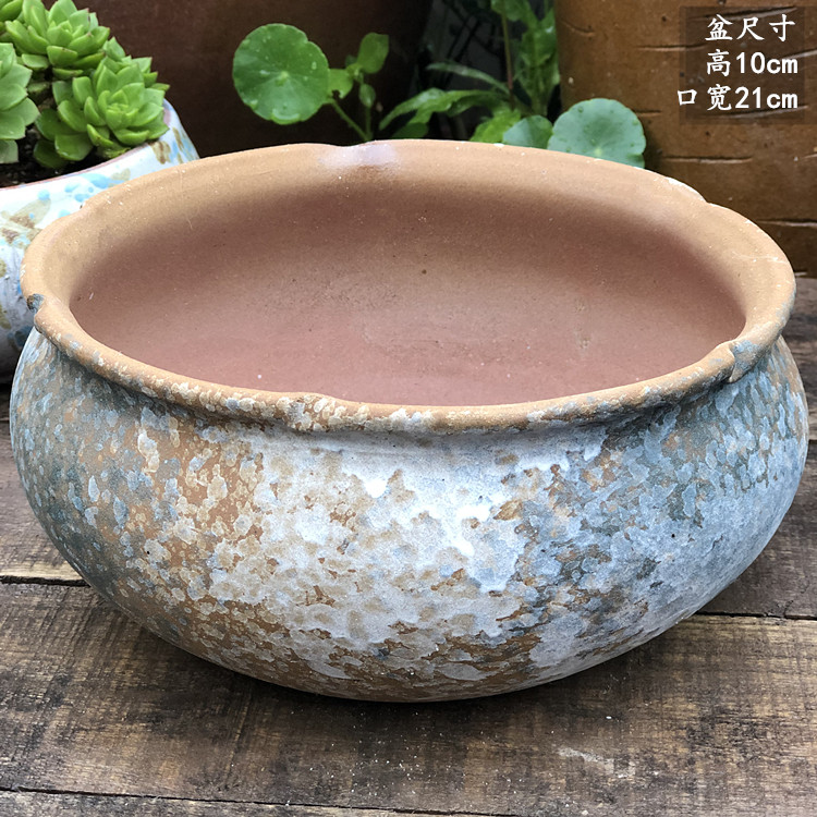 手工粗陶大口径多肉花盆组盆拼盘陶罐多肉盆绿植物花卉透气紫砂花,淘宝优惠券,粉丝福利购,淘宝优惠卷