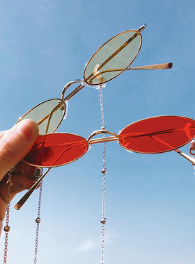 网红封帆同款小框复古嘻哈个性