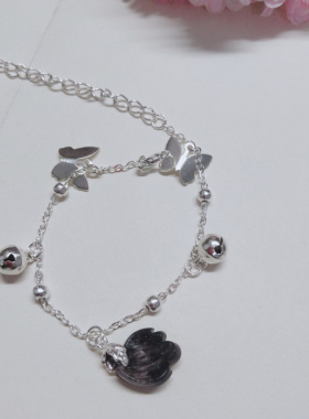 古典装饰品铃铛蝴蝶手链