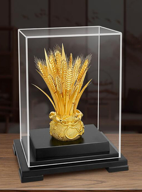 金箔麦穗大卖办公室桌面摆件