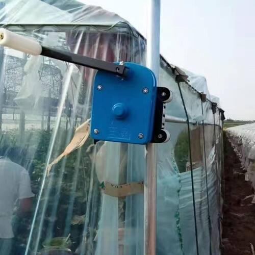厂家直销温室大棚配件力卷王加厚手摇膜器卷膜器卷帘机侧卷拉链顶 - 图2