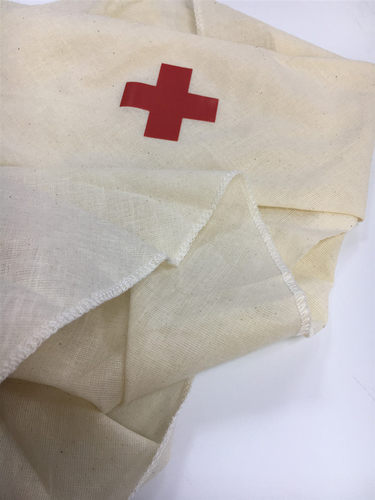 教学培训三角巾医院用纯棉户外包扎绷带红十字培训三角巾特价包邮 - 图2