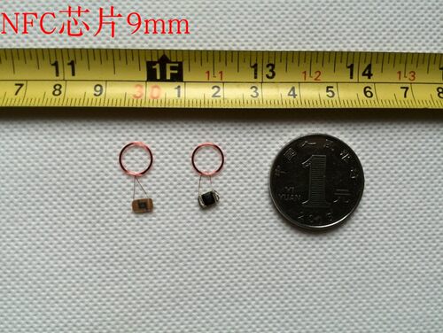 NFC芯料标签 Ntag203\213线圈+COB焊接 RFID Ф9mm ISO14443A - 图3