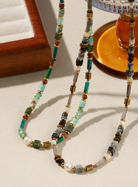 GARY工作室英伦复古天然石珍珠串珠项链女夏配饰2026新款不易褪色