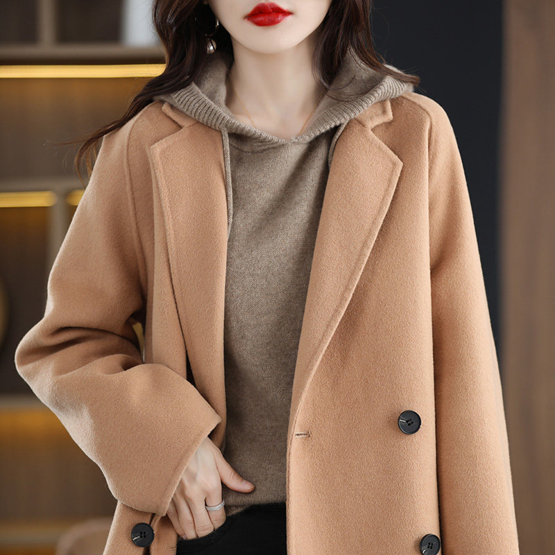 2023春秋新款羊绒连帽针织衫女卫衣宽松带帽打底衫加厚百搭毛衣,淘宝优惠券,粉丝福利购,淘宝优惠卷