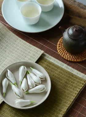 景德镇创意陶瓷兰花功夫摆件