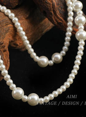 《月澜双珠》多种戴法轻奢珍珠项链轻奢高级气质百搭时尚锁骨链女