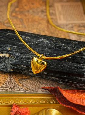 爱心吊坠项链时尚锁骨链