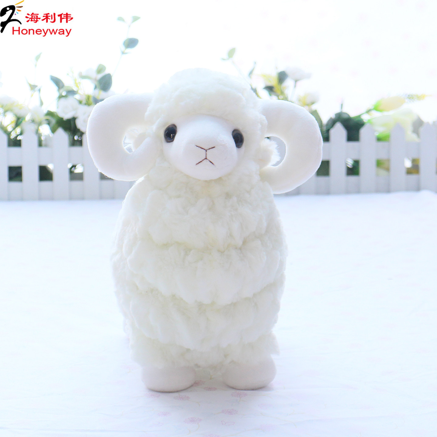 海利伟小绵羊儿童羊娃娃玩具毛绒羊公仔羊玩偶布娃娃儿童生日礼物,淘宝优惠券,粉丝福利购,淘宝优惠卷