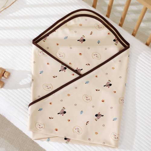 小红书全棉A类婴儿产房包单柔软宝宝盖毯推车毯新生儿包被拍照 - 图3