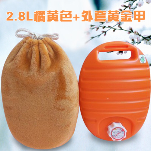欧莱鸟汤婆子注水热水袋冲水暖脚宝大号暖水袋暖脚神器床上暖被 - 图0