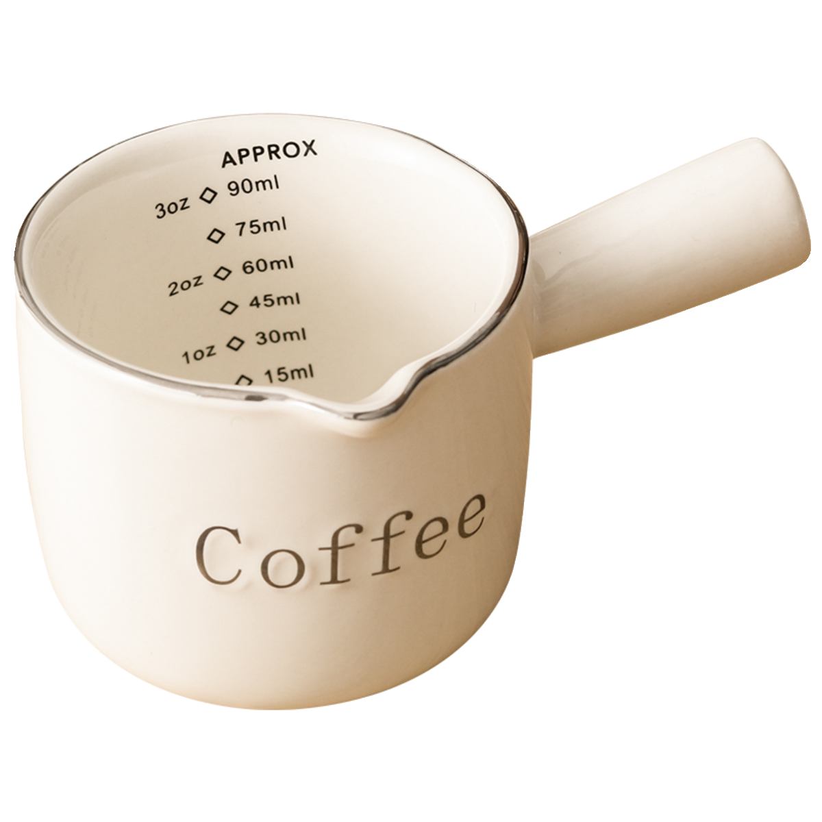 ins高颜值咖啡小奶盅带刻度奶罐浓缩咖啡萃取杯精致陶瓷量杯奶壶,淘宝优惠券,粉丝福利购,淘宝优惠卷