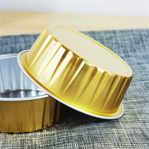 Круглый Xuemei Milelet Puding Cup Opsossable Aluminum Foil Cup Cover Durian Poly Pack Box High -end Mousse