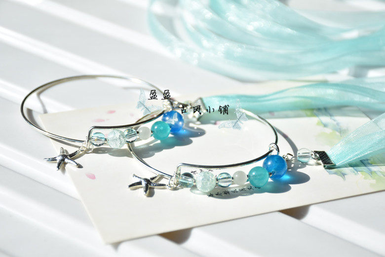 王者荣耀手链原创手作王者荣耀西施游龙清影衍生款周边日常手镯手链饰品包邮