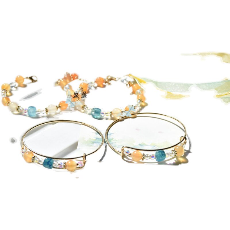 王者荣耀手链原创手作王者荣耀百里守约静谧之眼衍生款周边手镯手链饰品包邮