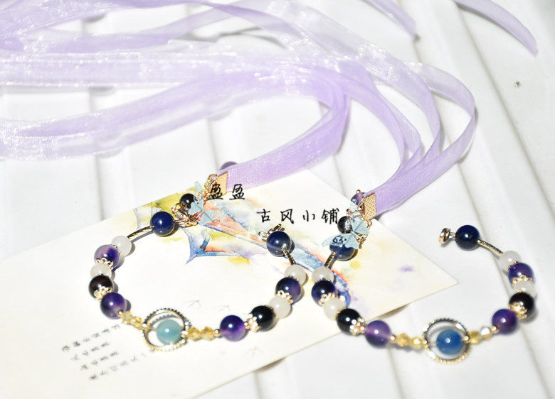 王者荣耀手链原创手作王者荣耀李信一念神魔衍生款周边日常首饰手链饰品包邮