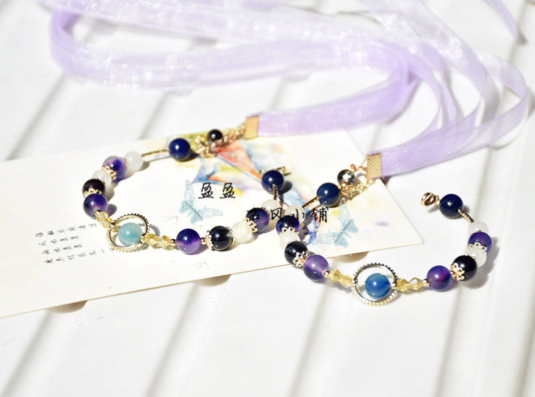 王者荣耀手链原创手作王者荣耀李信一念神魔衍生款周边日常首饰手链饰品包邮