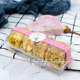 Meat floss and Becks cake roll transparent plastic box pastry box