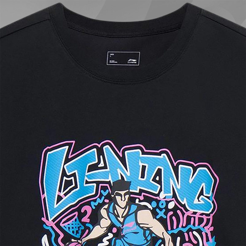 Lining/李宁正品运动时尚系列男子速干凉爽宽松短袖T恤AHST569,淘宝优惠券,粉丝福利购,淘宝优惠卷