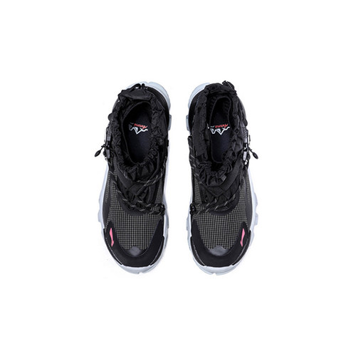 李宁纽约时装周走秀款极光山行男子高帮减震透气休闲鞋AGLP155 - 图1