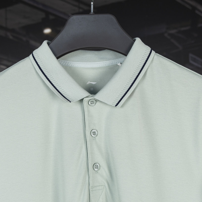 李宁正品健身系列男子轻薄舒适透气翻领运动短袖POLO衫APLT083-6,淘宝优惠券,粉丝福利购,淘宝优惠卷