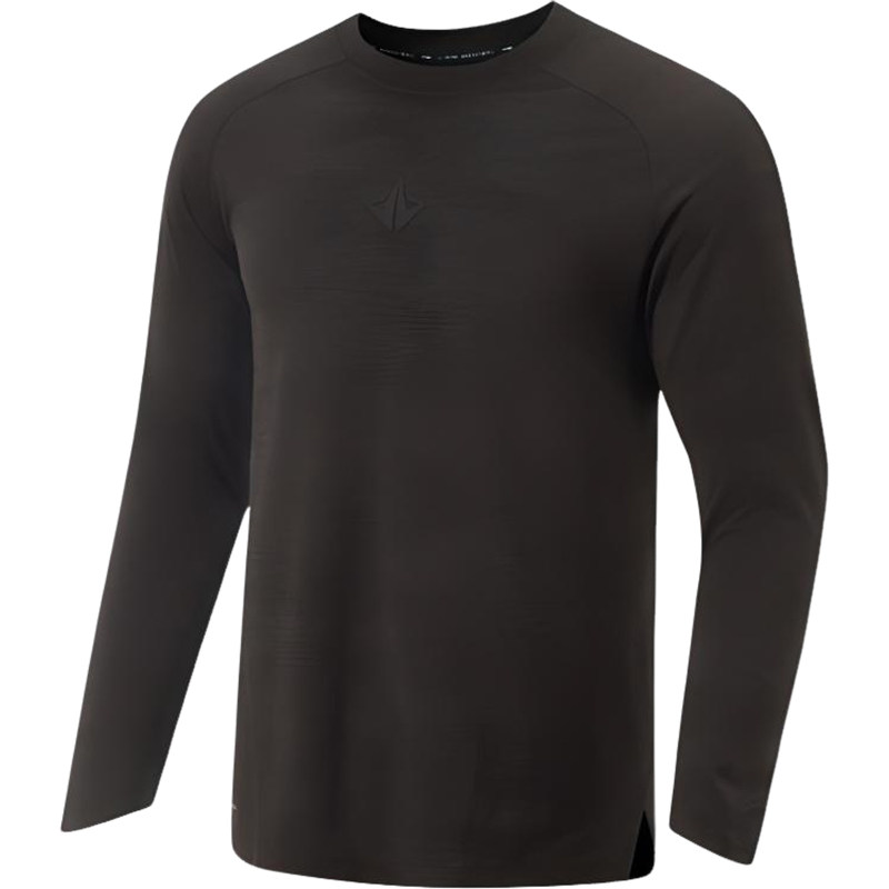 李宁正品篮球系列男子纯色简约运动训练圆领套头长袖T恤ATLV001-3,淘宝优惠券,粉丝福利购,淘宝优惠卷