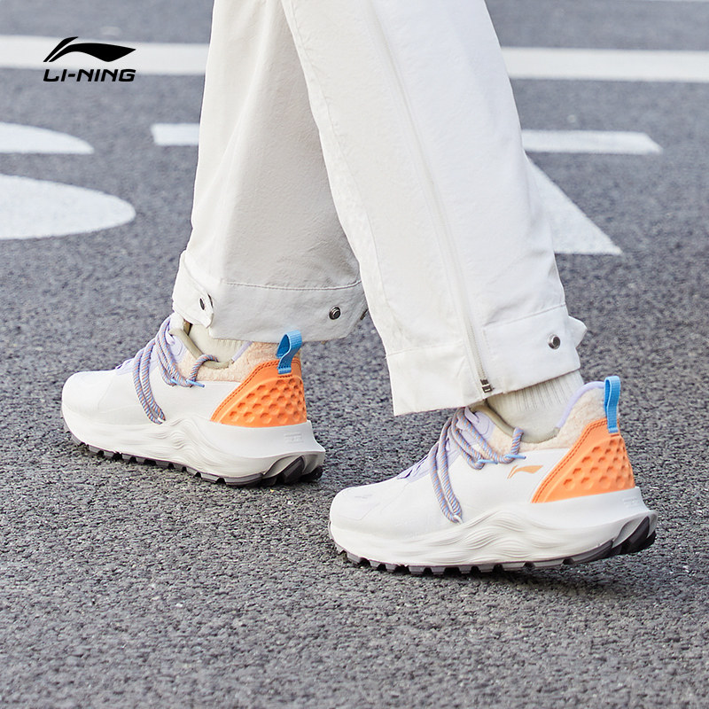李宁女子冬季防护云plus防泼水透气减震防滑运动跑步鞋AGLR232,淘宝优惠券,粉丝福利购,淘宝优惠卷