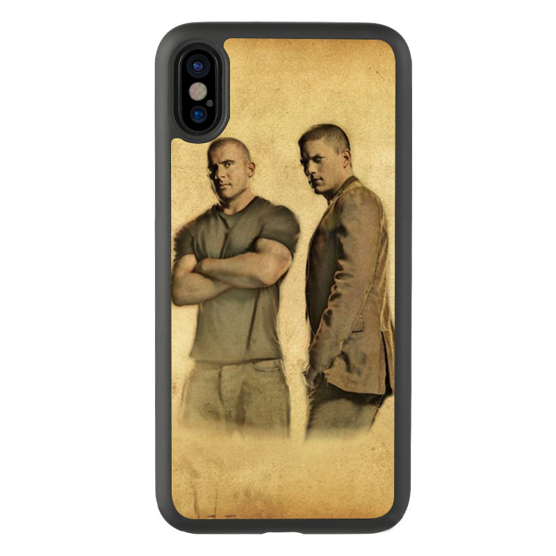 适用于欧美美剧越狱插画iPhone13手机壳15Promax男14保护套玻璃xr
