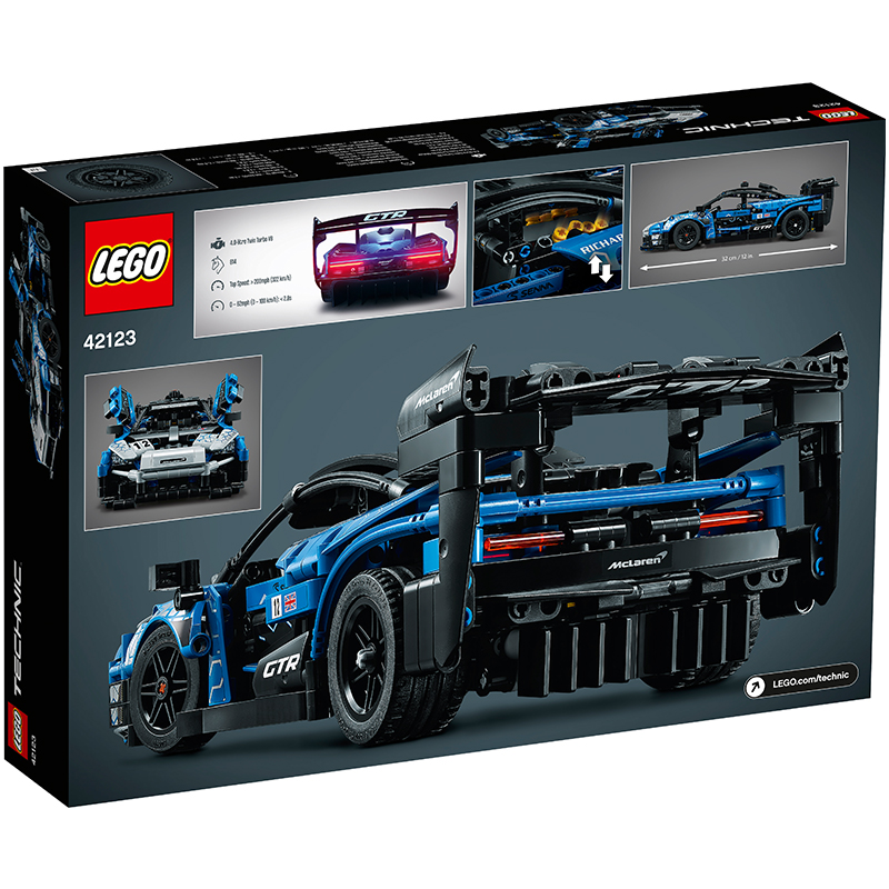 正品现货 LEGO/乐高 机械系列迈凯伦塞纳GTR赛车 42123 积木玩具 - 图0